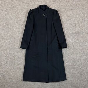 Black overcoat